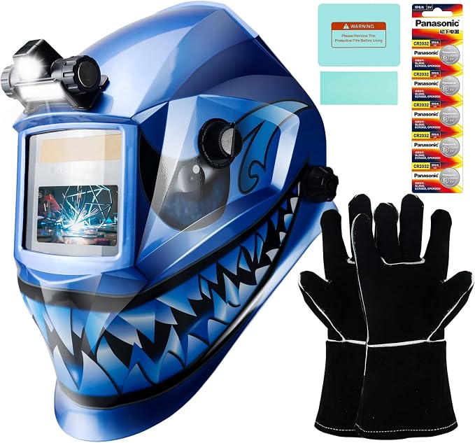 TRQWH Auto Darkening Welding Helmets for Men with Light Welding Hood & Welding Tools Backpack for Men Extreme Gear Pack