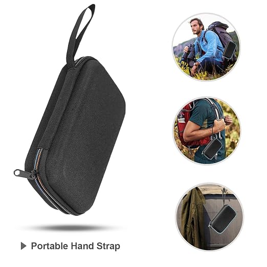 BTMETER Digital Anemometer Hard Travel Case,Safety Zipper Bag for 866 Series Handheld Wind Speed Meter Gauge