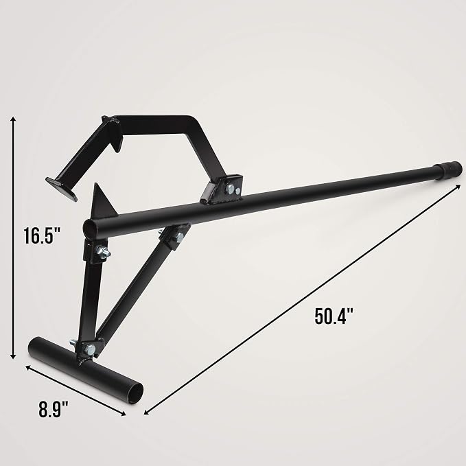 Right Hand Timberjack Triple Thick Log Lifter that Never Bends, Heavy-Duty Log Jack Helps You Lift, Move & Chainsaw Timber, Lumber & Wood, Grip Handle, Thick Heavy Steel Body, Adjustable Hook