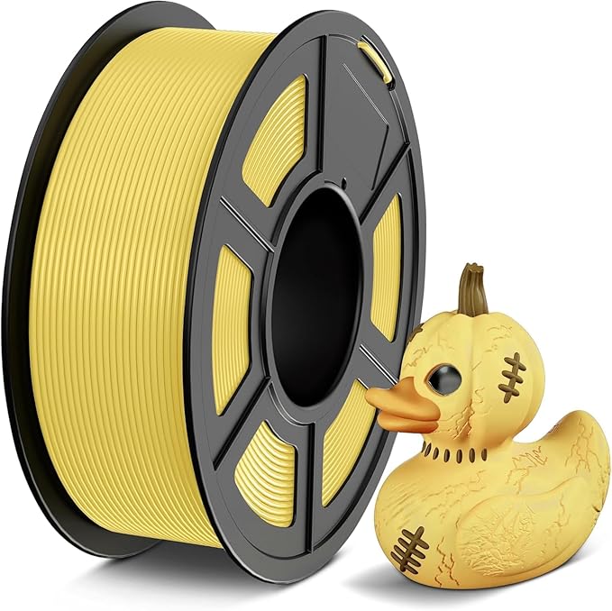 TECBEARS PETG Filament 1.75mm 1KG, 3D Printer Filament PETG, Strong Toughness, 1KG(330M) Filament High Precision, Dimensional Accuracy ±0.02mm,Lemon Yellow