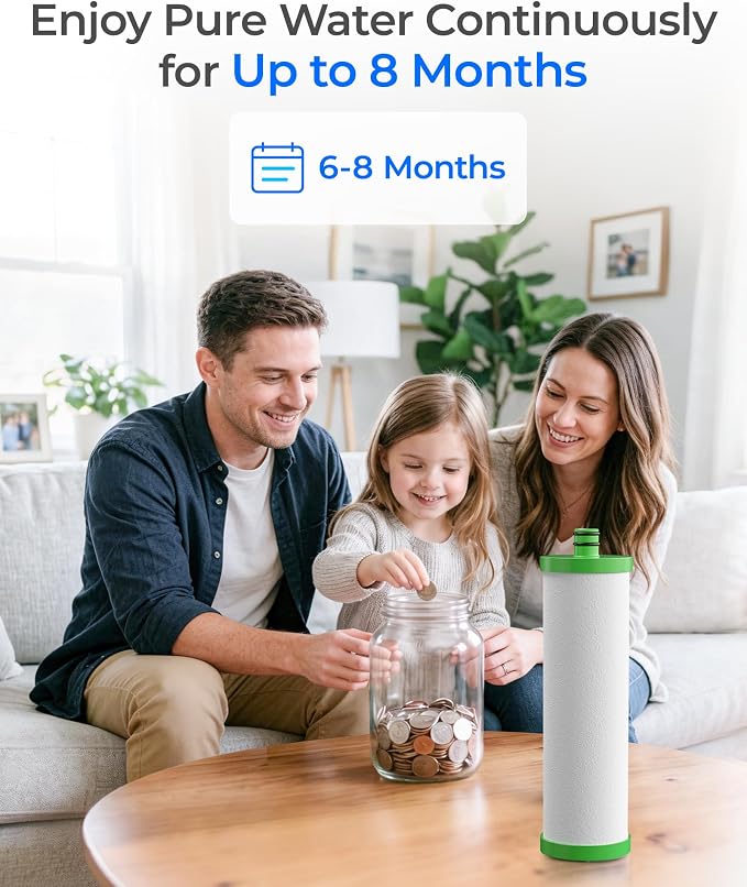 Waterdrop P1 Under Sink Water Filter, Replacement for Waterdrop TST-UF & TST-B Ultra-Filtration Under Sink Water Filter System, 1 Pack
