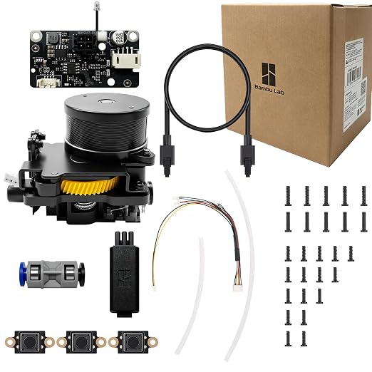 Original Bamboo TPU Feed Assist Module for X2D P2S H2D H2C H2S X1 X1C P1P P1S Official Flexible Filament Assist Kit with Closed Loop Control for 85A to 95A HF TPU,for Bambu Lab Upgraded Accessories