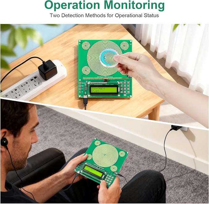 Frequency Generator for Healing | Frequency Generator Resonator Sound Frequency Machine with Type-C | 0.01-200000Hz Adjustable Schumann Sine Wave Resonance Generator