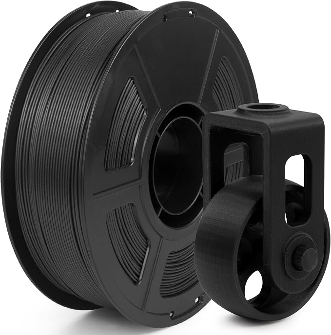 IEMAI PAHT Carbon Fiber Nylon Filament 1.75mm Matte Black 1KG, Industrial PAHT-CF 3D Printer Filament Extremely High Temperature & Chemical Resistant, High Stiffness & Strength