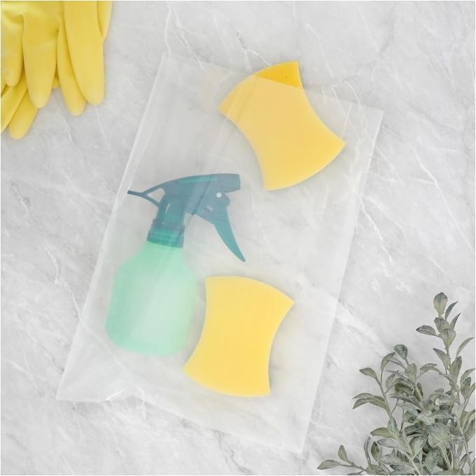 Plymor 9" x 12" (Pack of 200), 4 Mil Flat Open Clear Plastic Poly Bags