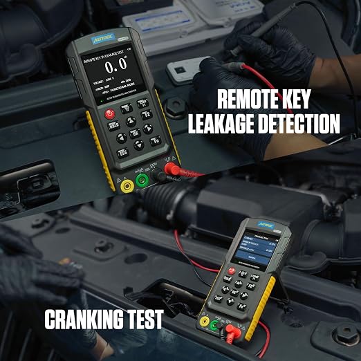 AUTOOL Multimeter Oscilloscope Automotive TRMS Digital Multimeter and Oscilloscope Kit 1000V 20A, with Test K line & CAN Bus Signal, Sensor Signal, Relay Test, Ignition Pulse Signal Test