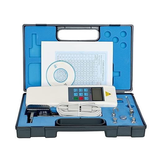 HF-500 Digital Force Gauge Push Pull Gauge Meter 500N with USB Cable HF-500N