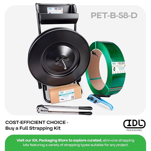IDL Packaging Orgapack Open Serrated Seals for 5/8" Polyester (PET) Strapping, Pack of 250 - USA-Made Superior Holding Power Metal Clips for Banding, Packing - Orgapack Patented Serrated Pattern