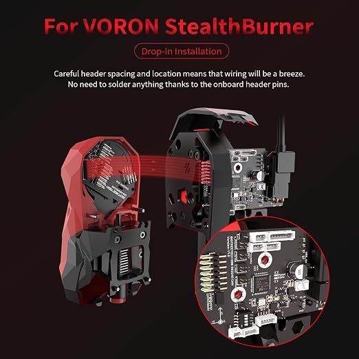 BIGTREETECH EBB SB2209 CAN with Pre-Crimped 30-Pin Wire NTC 100K Thermistor for Voron StealthBurner 3D Printer Parts Hotend Klipper CanBus Extruder HeadTool Max31865 Adapter Board