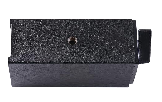 Accusize Magnetic Base, 264 lb Pull, Fine Adjustment (Pack of 2) | On/Off Switch, V-Groove Bottom, M8 x 1.25 mm Tapped Hole, 4.645" x 1.968" x 2.165", VMP_6010-0141FBA_2_PK