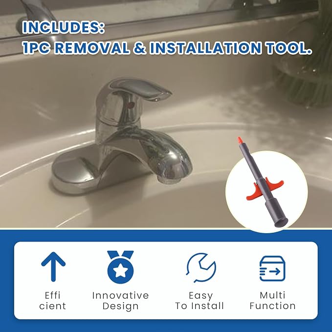 Seat and Spring Removal & Installation Tool Compatible with Delta Faucet (Tool for Easy Disassembly and Installation of Delta Single Handle Faucet Valve Seat and Spring)