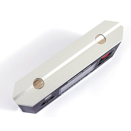 Digital Inclinometer, 360° Protractor Angle Finder Level | Magnetic V-Groove Base Protractor with Large Backlit LCD Display, High-Precision Meter Tool for Machining, Woodworking