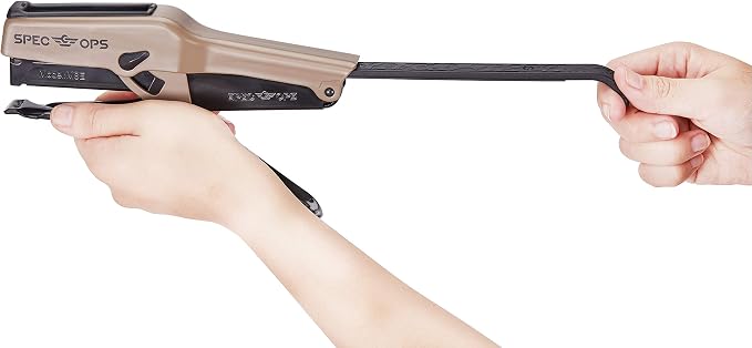 Spec Ops Tools Heavy Duty Plier Stapler for Packaging, Compatible with 3/8" and 1/4" Leg Length Staples, 45 Sheet Capacity, All-Metal