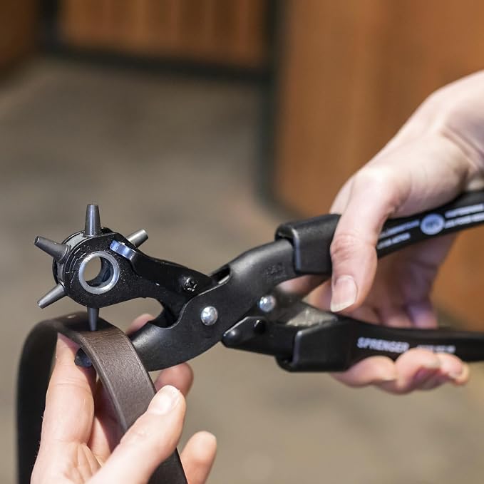 Leather Hole Punch - Made in Germany - Handheld Professional Tool for Leather Products Herm Sprenger