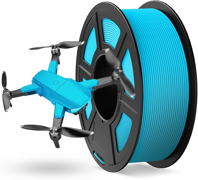 JAYO High Speed Matte PETG Filament 1.75mm Sky Blue1.1kg Spool | Fast Printing 30-600mm/s, High Toughness, Impact Resistance, Most FDM 3D Printers