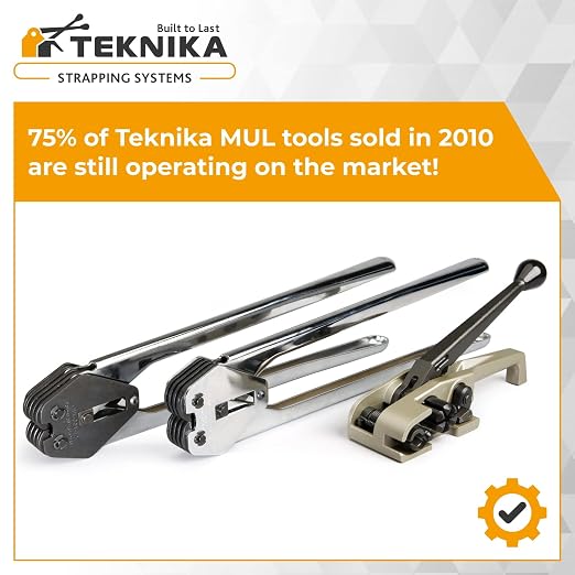 Teknika MUL-330 Heavy Duty Sealer for PET Strapping, 5/8" Strap Width