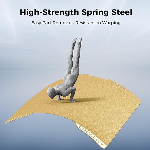 Creality Ender 3 V4 Build Plate 225x250mm Textured PEI Coating Spring Steel Magnetic Ender 3 V4 Bed Plate 3D Printer Build Plate for Creality Ender 3 V4