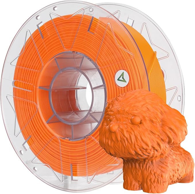 Creality Hyper PLA Filament 1.75mm, RFID 3D Printer Filament for High-Speed Printing up to 600mm/s, ±0.03mm Accuracy, 1KG/Spool (2.2lbs), 3D Printing Filament for Most 3D Printers (Orange)