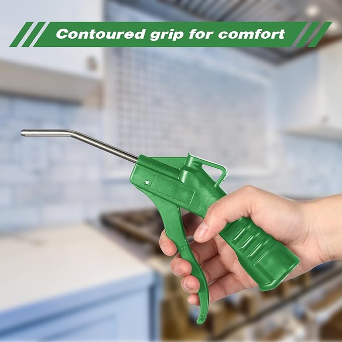 Honoson 2 Pcs Air Nozzle Blower Gun Pistol Grip Air Blow Tool Compressor Accessories for Industrial Household Mechanics (Green)