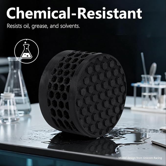 Siraya Tech Rebound PEBA 85A Flexible Filament, The Super TPU | Softer 85A Durometer for High Flexibility | 62% Energy Return, Lightweight, Nylon-Based Durability | 3D Printer Filament (Black, 800g)