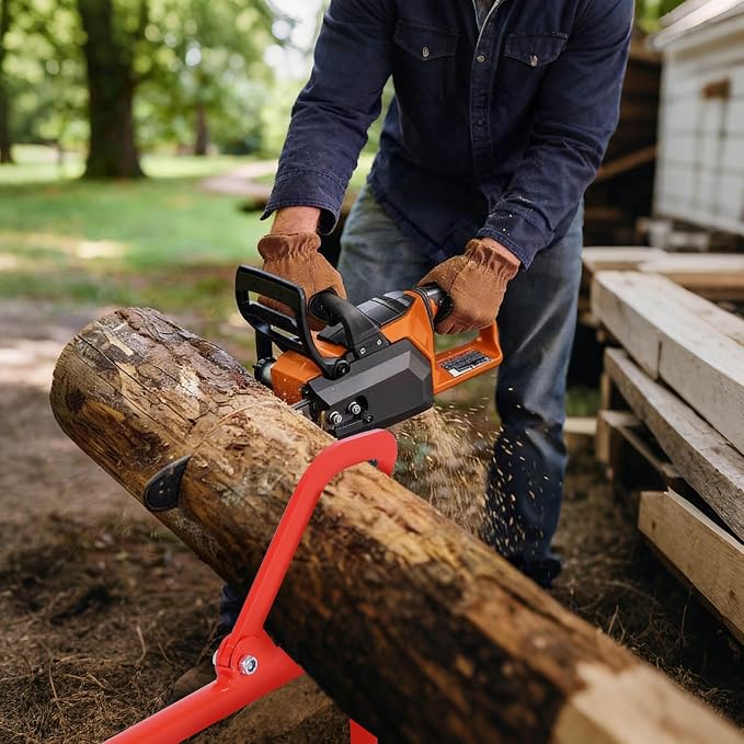 Timberjack Log Lifter, Heavy Duty Steel Log Jack, 50.9" Adjustable Log Roller Cant Hook, Ups to 15.5" in Dia Log Roller Tool, Logging Tools for Rolling and Raising Up Logs