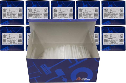 2½" Standard Plastic Tag Fasteners (# 08952-0) – for Industrial & Retail Tag Attaching – 2.5 Inch Natural Color Polypropylene (Plastic) Fasteners – Works with Swiftach & Other Tagging Tools