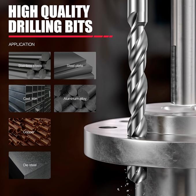 Helicoil Thread Repair Kit 262 Pc Metric & SAE Helicoil Repair Kit Includes M5 M6 M8 M10 M12 1/4" 5/16" 3/8" 7/16" 1/2" Kit with Thread Gauge