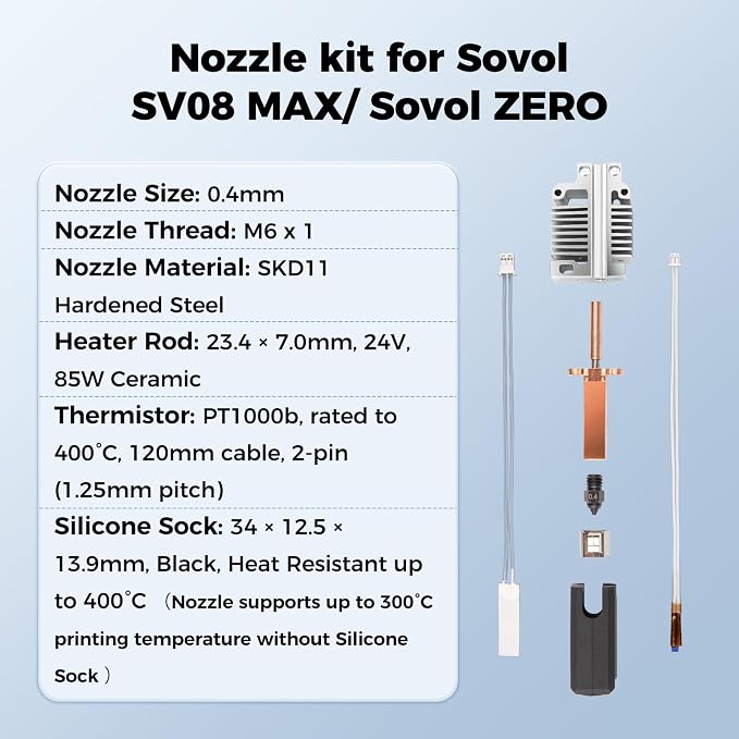Sovol SV08 Max All Metal High Flow Hotend Kit