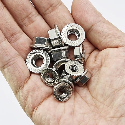 240PCS M5 M6 M8 Flanged Bolts and Nuts Kit,Stainless Steel 304 Metric Flanged Hex Screws Nuts Includes 14 Most Common Sizes