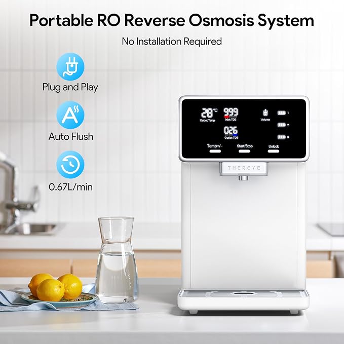 Reverse Osmosis Membrane Filter, Replacement RO Water Filter, Applicable to Thereye ER-WP02 Reverse Osmosis Water Filter System