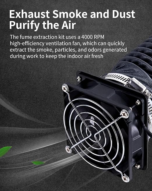 Creality Official Fan Extraction Kit for Ender Plus 3D Printer Enclosure with Fan Interface and Laser Engraver Enclosure