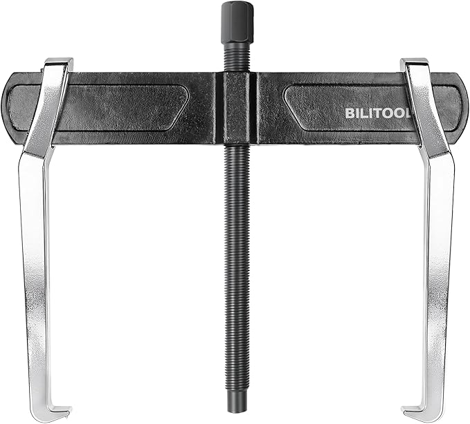 BILITOOLS 10" 2 Jaw Gear Puller, Bearing & Pulley Removal Tool, Internal External Reversible for Flywheel, Gears & Pulleys