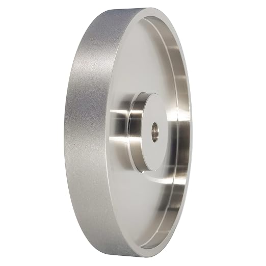 CBN Grinding Wheel, Dia 6" x 1" Wide with 1/2" Arbor, Diamond Grinding Wheel for Sharpening High Speed Steel, Grit 600