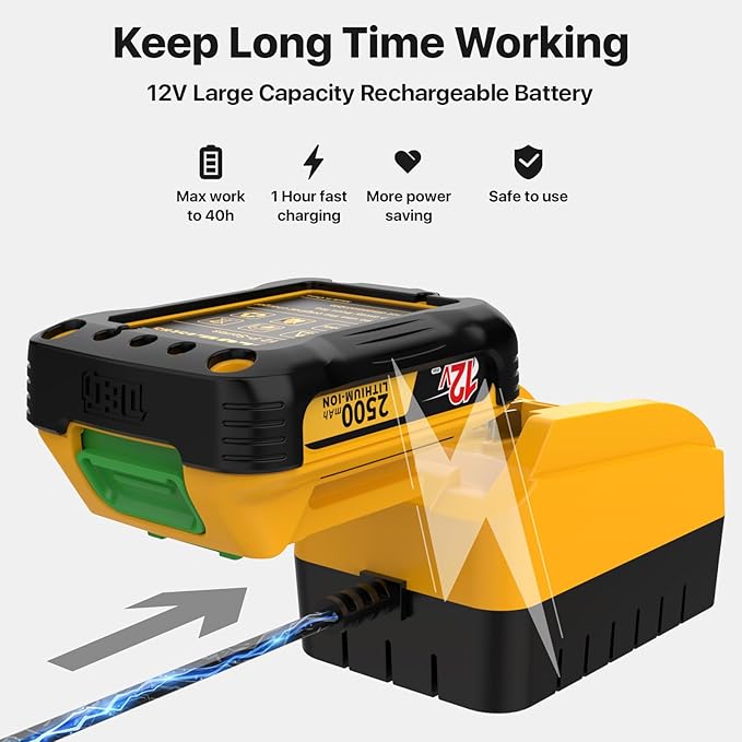 Laser Level 360 Self Leveling with Tripod,DEGLASERS 4x360 Green Laser Level with 12V Rechargeable 2Pcs Battery(40 Hrs),Remote Control, for Picture Hanging, Tile, Construction, Indoor