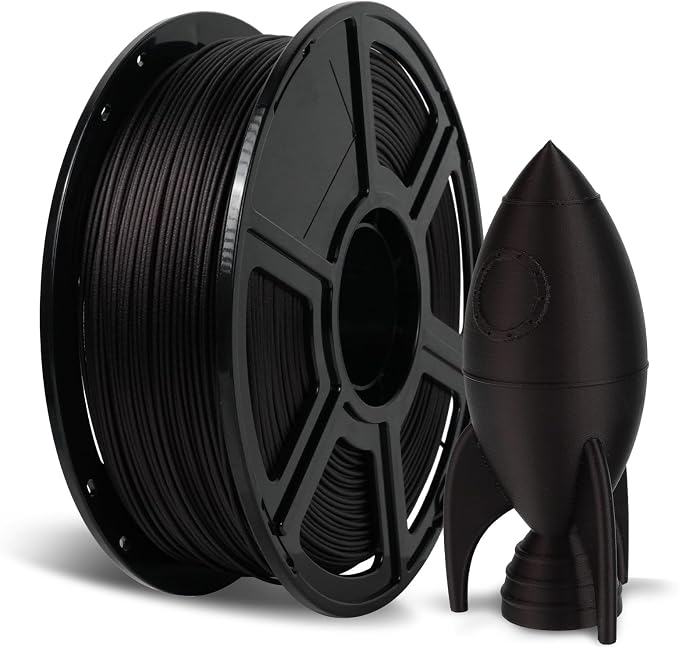 FLASHFORGE Carbon Fiber PETG Filament 1.75mm Marsala, Reinforced 3D Printer Filament 1kg, Lightweight & High-Strength PETG-CF Filament, Strong & Easy to Print