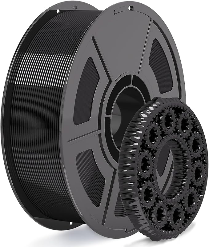 iSANMATE Black PETG HF Filament 1.75mm 50-400mm/s Rapid PETG High Speed PETG 3D Printer Filament 1KG High Precision,Strong Toughness,for Bambu Lab 3D Printers,AMS,AMSLite