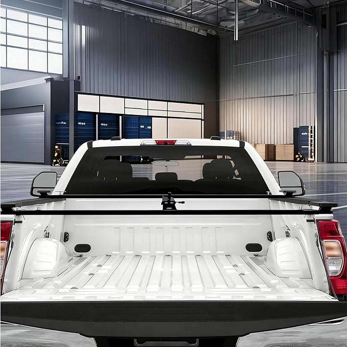 Adjustable Universal Truck Bed Lifter Box Lift for Lift Pickup Beds Powder Coated Heavy Duty Steel Lift for Pickups Trucks, 800 LBS Capacity, Black
