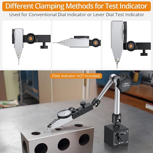 Neoteck 176lbs/80kg Magnetic Base Stand + 132lbs/60kg Magnetic Base Stand