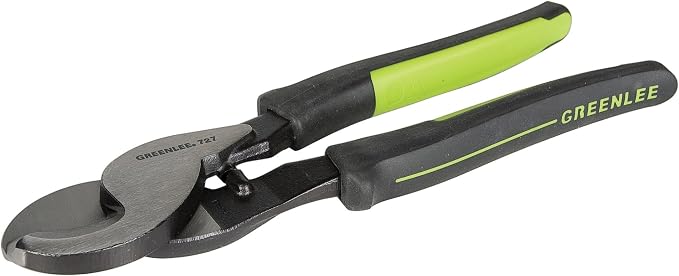 Greenlee 727M Cable Cutter With Cushion Grip Handles, 9-1/4"