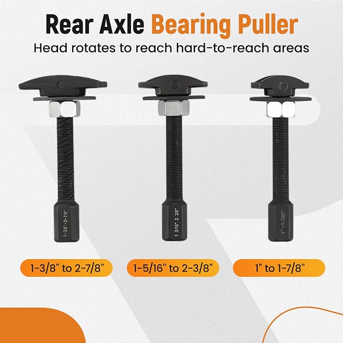 maXpeedingrods 10-Way Slide Hammer Puller Set Front Wheel Hub Bearing & Rear Wheel Axle Remover Puller Set