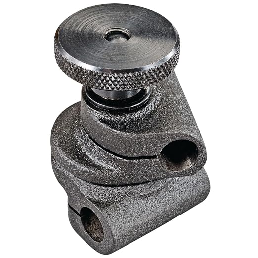 Starrett Swivel Post Snug Only Allows Universal Indicator Adjustment - Ideal for Wood Working and Metal Working - Two 3/8" Holes - 657H