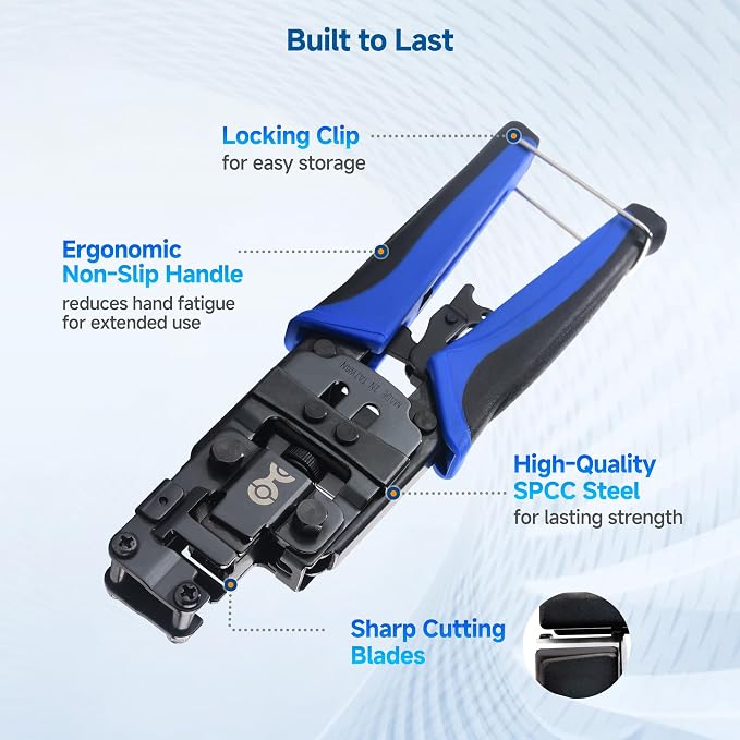 Cable Matters Rapid-Install Crimp Tool for Cable Matters Rapid-Install Cat6 Keystone Jacks with Model 180070 (Not compatible with Model 180005 Series Keystones)
