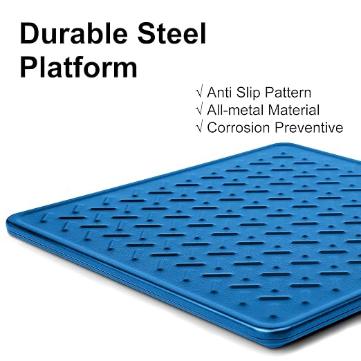 Fuzion Shipping Scale, 440LB x 10g Postal Scale, Hold & Tare Function | Durable Alloy Steel Platform, Heavy Duty Scale for Packages, Luggage, Large Floor Scale Battery and AC Adapter Included