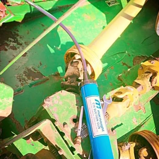 Macnaught C16 Heavy Duty Suction and Fill Gun with Cap. Draws 16oz per Pull. 10 Year Warranty Designed for Heavy Duty Shops