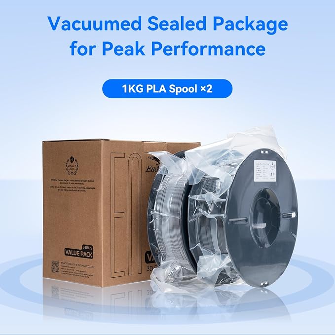 Creality PLA Filament 1.75mm Bundle 12KG, High Precision +/-0.02mm 3D Printer Filament, Consistent Extrusion, Smooth Printing, 12 Pack 1KG Spool,Fits for Most FDM 3D Printers