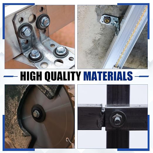 Yaocom 200 Pieces 1/4" x 1-1/4" Zinc Fender Washers Thickness 1mm Fender Washers for Wood and Wet Environment