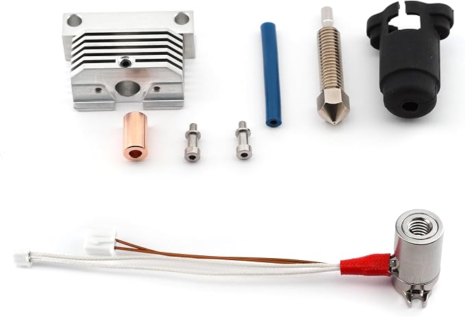 Microswiss FlowTech Hotend for Elegoo Neptune 4 Plus / 4 Max - Leakproof Nozzle - Cold Nozzle Change - High Flow - All Metal Design - Made in USA
