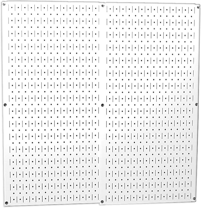 Wall Control 30-P-3232W White Metal Pegboard Pack
