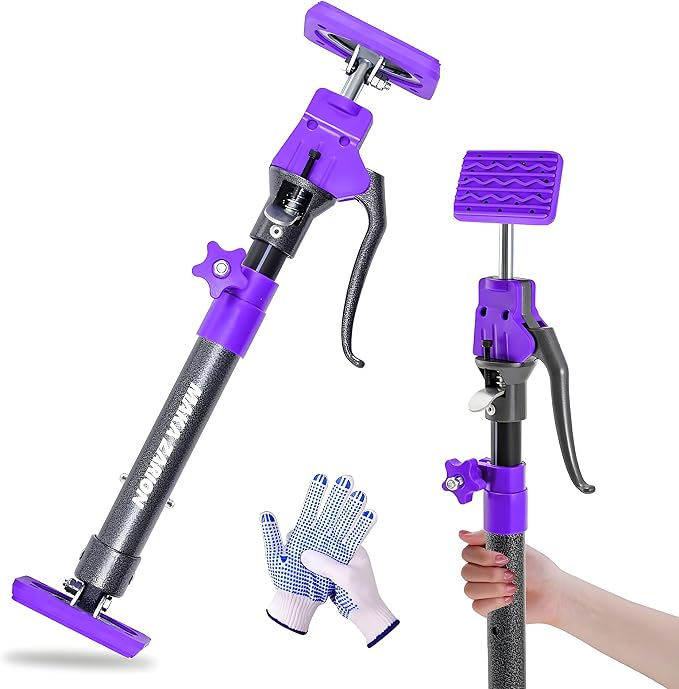 Quality Steel Cabinet Jacks for Installing Cabinets, 3rd Hand Support System 200LB, Adjustable Support Pole Jack 15.8-23.6 in, Perfect for Cabinet Lift Installation Tools, Quick Support Rod, 1-Pack