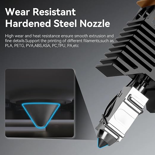 for Snapmaker U1 Hardened Steel Hotend 0.2mm,High Temp&Fast Heating Hot End Replacement with Silicone Sock and Nozzle Wiper,Leak-Proof Integrated Hotend Compatible with Snapmaker U1 3D Printer-4PCS